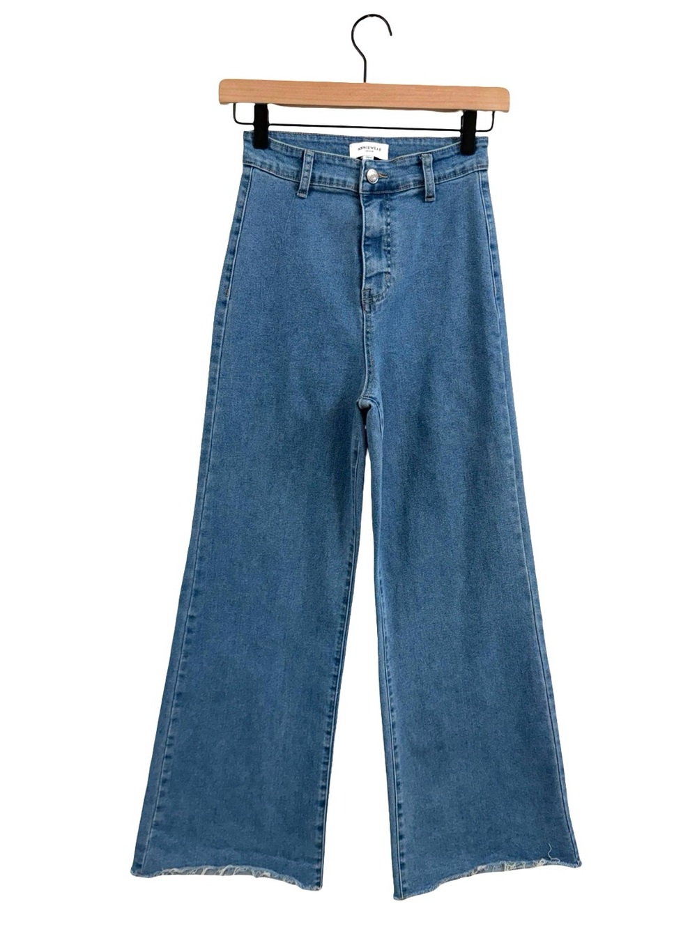 Aninewear Light Blue Flare Denim Jeans